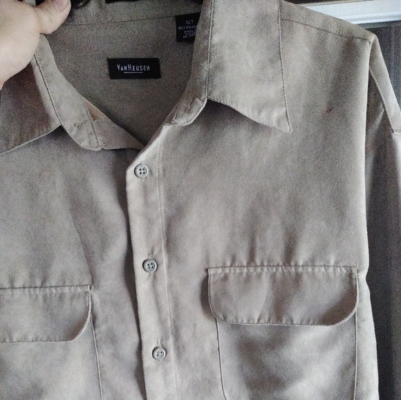 Was💲10! 🎉5/$20Soft suede men's button down shirt - Picture 8 of 10